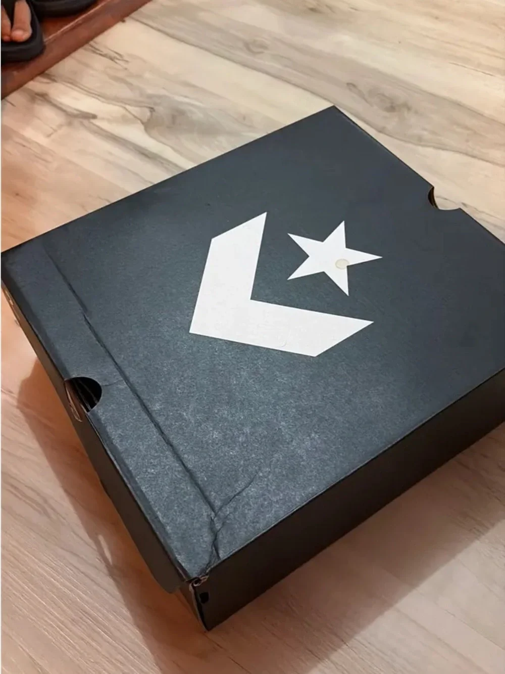 Converse Brown High-Top Sneaker with Rubber Sole - Unisex